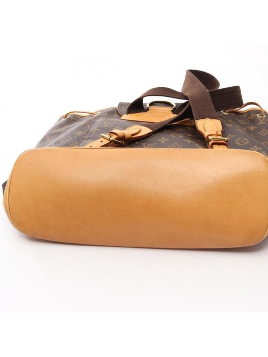 Louis Vuitton Backpack Montsouris GM Monogram Canvas Leather main image 11